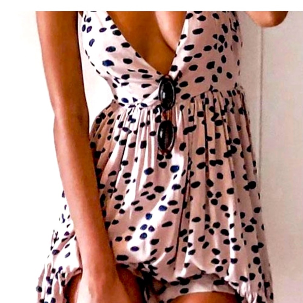 A line mini dress, pink, Neve Worn